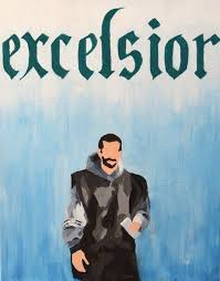 Excelsior Silver Linings Playbook Acrylic Painting By Topazarrow Silver Linings Playbook Framed Art Prints Art Prints