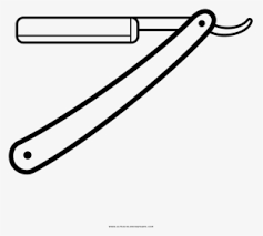 Here's a picture of the local barber shop for him to color. Straight Razor Coloring Page Barber Tools Coloring Pages Hd Png Download Transparent Png Image Pngitem