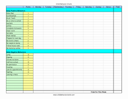 041 weekly behavior chart template unforgettable ideas free