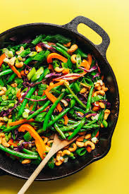 30 Minute Cauliflower Rice Stir Fry Minimalist Baker Recipes Recipe Cauliflower Rice Stir Fry Cauliflower Rice Recipes