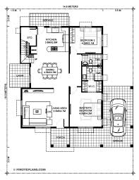 House plan blueprints include wall dimensions, the rafters layout, recommended material for construction, as well as key features of the layout. Home Design Plan 20x24m With 3 Bedrooms Home Ideas