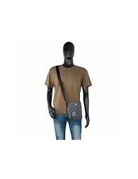 Bolso bandolera de Polyester Lois Grove en Gris