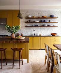 Yup It S Official Hommeboys Have Us Seriously Considering Mustard Kitchen Cabinets Design Via Kitchen Design Home Kitchens Home Decor Kitchen