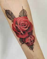 Trendy rose tattoo designs for your desi. Rose Tattoos Symbolism Designs And Placement