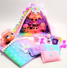 custom made unicorn doll tent sleeping bag and accessories play set birthday gift dollaccessories banana club disney sanati lol minyaturler