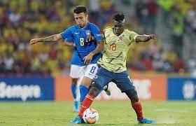 El balance presenta que se han enfrentado en 25 ocasiones, con dos triunfos para. Colombia Igualo 1 1 Con Brasil Por La Jornada 1 Del Cuadrangular Final Del Preolimpico Sub 23
