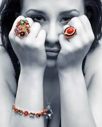 Art Nouveau Mediterranean Red Coral White Diamond Onyx Yellow Gold Cocktail  Ring For Sale at 1stDibs