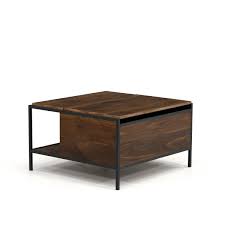 Almost black front drawer interior (2): Nova Loft Lift Top Coffee Table Grand Walnut 425615 Sauder Sauder Woodworking