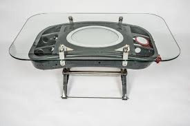 This table will definitely add some high flyin' design to your living space. Coffee Table Aviation Furniture Door Table Coffee Table