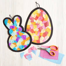 Basteln Mit Seidenpapier Zu Ostern Und Fruhling Tolle Ideen Fur Kinder Dekoration Haus Basteln Ideen Ostern Osternest Basteln Ostern Kinder