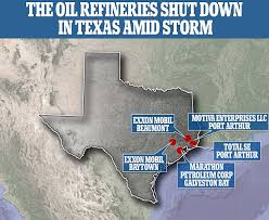 Deep Freeze Paralyzes Texas And Knocks Out Its Power Grid Daily Mail Online