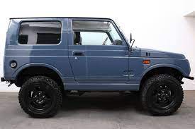 ジムニー ja22w カスタム ｎｏ 515 ランドローバー ディフェンダー純正 アルルブルー ライトクリーム ツートン レトロver ジムニー専門店jimnyland ジムニーランド ジムニー ランドローバーディフェンダー ディフェンダー