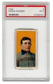 The same card had been previously auctioned for $657,250 in 2014 and $776,750 in 2016. 3 25m A Record Sale For Honus Wagner Baseball Card N J Auction House Brokered Holy Grail Sale Nj Com