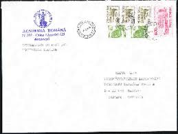 Was kostet eine briefmarke für postkarte,. Philaseiten De 313 Rumanien Belege Nach 1945