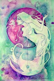 Virgo Zodiac Goddess Art Print Etsy Virgo Art Astrology Art Astrology Art Print