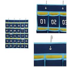 Numbered Organizer Pocket Chart Classroom Wall Hanging