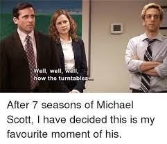 My my, how the tables have turned. Well Well Weil How The Turntables Michael Scott Meme On Me Me