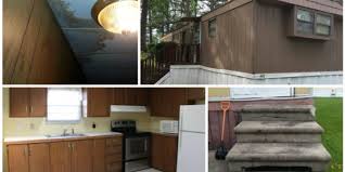 Some added cabinets above the bar, some didn't. Mobile Home Makeover Before And After Rehab Pictures Mobile Home Investing