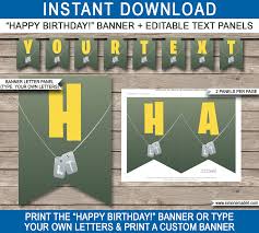 Make a custom sign with these complete alphabet letters, numbers, punctuation, and signs. Printable Fortnite Pennant Banner Template Fortnite Party Decorations