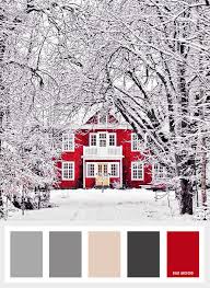 A sweet and delicate color palette that fills the image of girls with blue, green or gray eyes with a spring mood. Grey Red And Taupe Winter Colours Colours That Inspire Creativity
