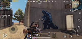 Godzilla Graffiti Found On Islands In Miramar Pubgmobile