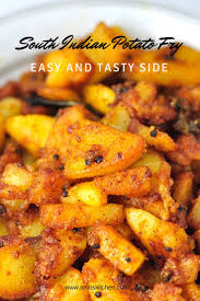 Spicy And Crispy Potato Fry South Indian Style In 15 Mins Indian Food Recipes South Indian Food Vegetarian Recipes