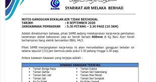 Laman web penyambungan temerloh malaysia. Gangguan Bekalan Air Johor 2017 Air Johor Book Senarai Kawasan Johor Bahru Yang Akan Mengalami Gangguan Bekalan Air Adalah