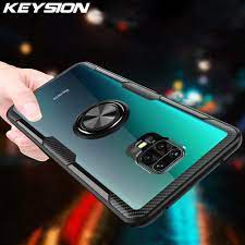 Keysion Ring Case For Redmi Note 9s 9 Pro Max 8 Pro 7 K20 Clear Shockproof Phone Cover For Xiaomi Mi 10 Phone Case Cover Top 10 Mobile Phones Protective Cases