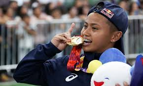 Gretchen ho) #tokyo2020 #olympics #margielyndidal. Margielyn Didal Sticks Tongue Out Peace Sign Beside President Duterte