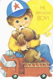 Birthday Greetings For Kids Boy Vintage Rust Craft Birthday Boy Greeting Card Vintage Valentine Cards Kids Birthday Cards Vintage Birthday Cards
