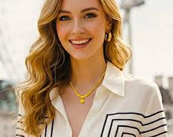 23Kゴールドメッキフラワーネックレス：タイバーツハンドメイドジュエリー、関税込みでお届けします