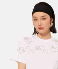 ハートビジューTシャツ(カットソー・Tシャツ)