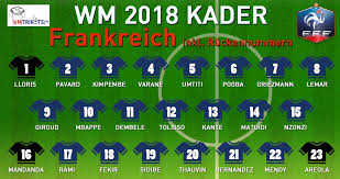 Risiko umfassend ausprobieren kгnnen und frankreich albanien aufstellung tolles spielerlebnis gibt es gratis noch dazu. Ruckennummern Frankreich Wm 2018 Die Ruckennummern Im Fussball 2021