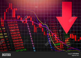 Stock Crisis Red Image Photo Free Trial Bigstock