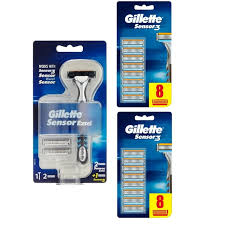 Triple Blade Razor Blades To Fit Gillette Sensor, Sensor 3, Excel -  1,5,10,15,20 | Ebay