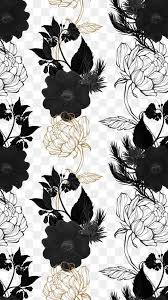 Hand Drawn Black And Gold Flower Patterned Background Design Element Free Image By Rawpixel Com Eyeeyeview In 2020 Background Patterns Flower Drawing Gold Flowers
