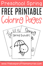 Click the download button to find out the full image of april showers coloring pages download, and download it for a computer. Free Printable Spring Coloring Pages The Keeper Of The Memories