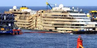 The italian court trying the captain of the costa concordia has heard grim details about how the 32 victims of the shipwreck drowned, some after diving or falling into the sea from the capsized cruise. Costa Concordia Finally Upright What S Next Cruise Law News