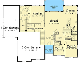 1 story house plans available in a wide variety of architectural styles and sizes from associated designs. Magnificent 3 Bed House Plan With Option To Finish Basement 910067whd Architectural Designs House Plans