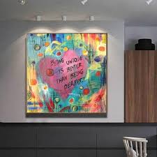 Liven up the walls of your home or office with abstract wall art from zazzle. Oversized Colorful Flowers Heart Painting On Canvas Abstract Wall Art Trend Gallery Art Original Abstract Paintings