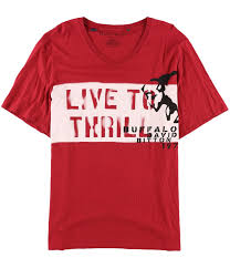 buffalo david bitton mens live to thrill graphic t shirt red 2xl men women unisex fashion tshirt awesome t shirts online a t shirts from