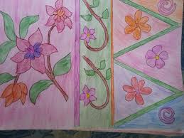 Batik ini memunyai warna terang tetapi kalem dan tidak mencolok. Corak Batik Tahun 1 Setiap Wilayah Memilki Ciri Khas Corak Yang Kuat