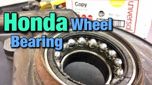 How To Replace A Honda Wheel Bearing Youtube