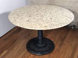 Boat shaped granite top table, 180 inches long by 60 inches wide. 45 Autumn Leaves Granite Top With Dante Base Assemblies Cafe Tables Inc