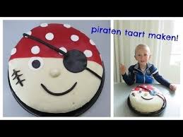 Taart Maken Decoreren Piraat Youtube Taart Maken Piraat Taarten Taart