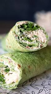 Chicken Spinach Cream Cheese Tortilla Wrap Recipe Recipes Wrap Recipes Food