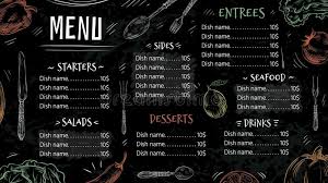 Bloxburg menu codes 2018 cafe menu roblox bloxburg cafe menu picture codes for bloxburg make you a custom decals set for a roblox café by deisy_ruiz amazing menu decals bloxburg. Vintage Restaurant Menu Hand Drawn Food Cafe Menus And Kitchen Poster Vector Template Illustration Stock Vector Illustration Of Flyer Coffee 151215153