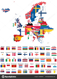 Check spelling or type a new query. Europakarte Mit Landern Nationalflaggen Gemischt Alle Europaische Flaggen Vektor Sammlung Stockillustration Europa Flagge Landkarte Europa Europa Schule