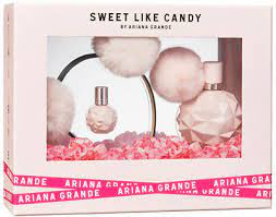 Global superstar and recording artist ariana grande reveals a new seductively irresistible scent, sweet like candy by ariana grande. Ariana Grande Sweet Like Candy Edp Gift Set 100ml 7 5ml Pompom Headband New Ebay