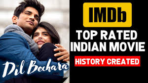 Please consider first 20 movies for top 20 ranking. Dil Bechara Becomes Top Rated Indian Movie On Imdb Sushant Singh Rajput Created History Youtube